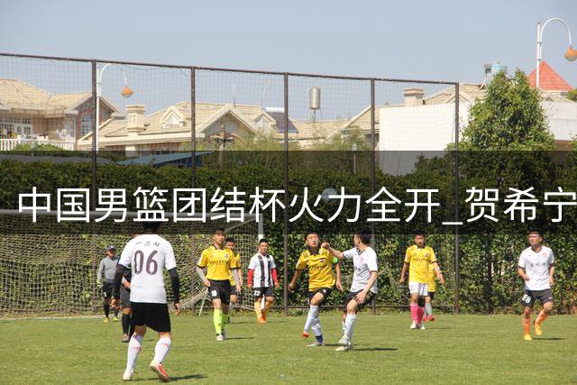 中国男篮团结杯火力全开 贺希宁赵嘉义联手轰46分力克喀麦隆